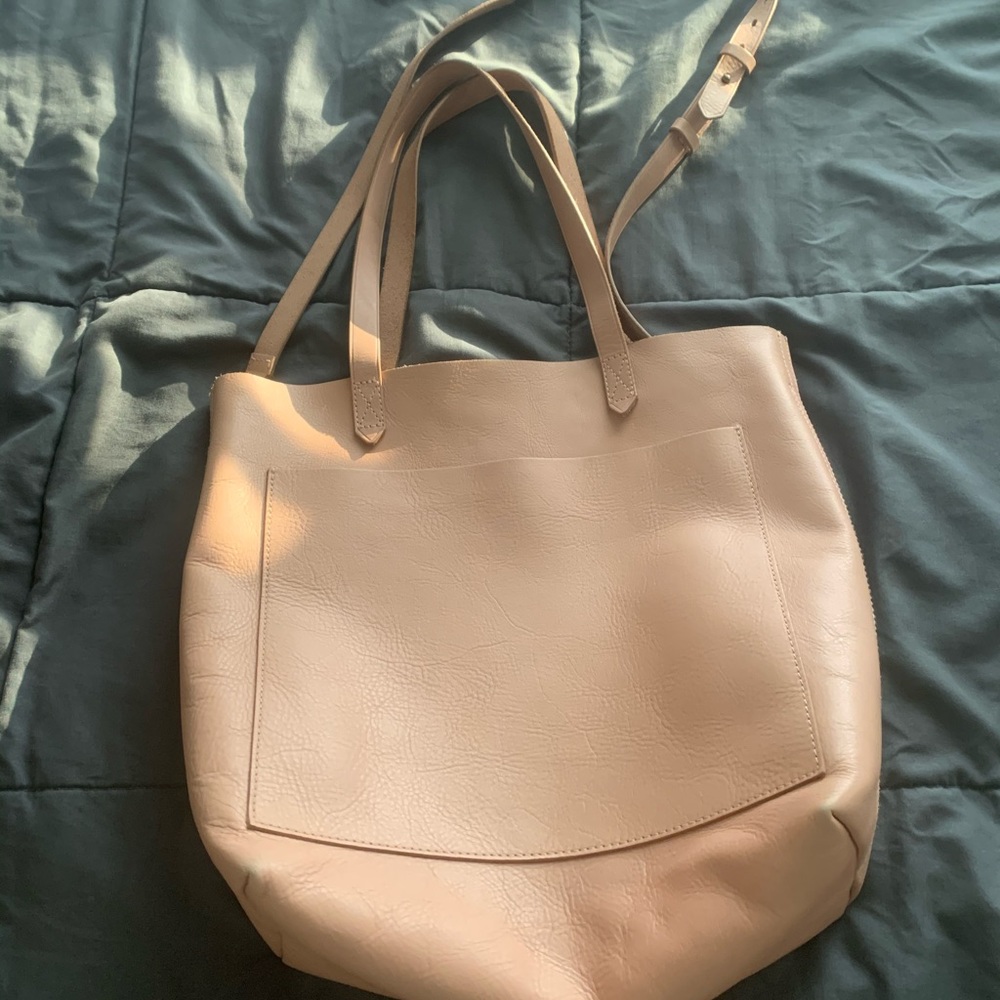 Madewell medium transport tote - cream/beige